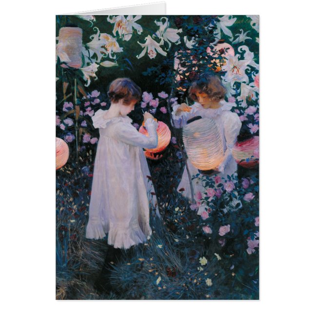 Anjer Lelie Lelie Roos John Singer Sargent Kunst (Voorkant)