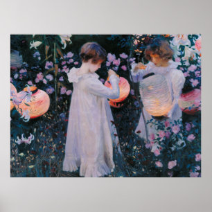 Anjer Lelie Lelie Roos John Singer Sargent Kunst Poster
