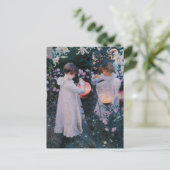 Anjer Lily Lily Roos John Singer Sargent Kunst Briefkaart (Staand voorkant)