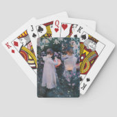 Anjer Lily Lily Roos John Singer Sargent Kunst Pokerkaarten (Achterkant)