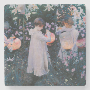 Anjer Lily Lily Roos John Singer Sargent Kunst Stenen Onderzetter