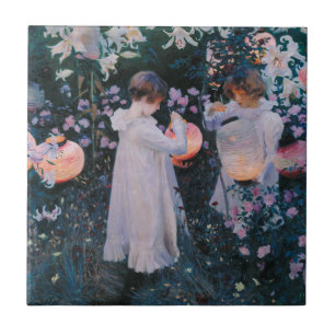 Anjer Lily Lily Roos John Singer Sargent Kunst Tegeltje