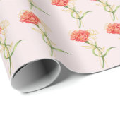 anjer met gouden lijn cadeaupapier (Rol Hoek)