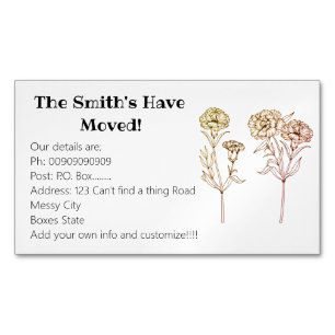 Anjer Nieuwe Details Magnetisch Visitekaartje