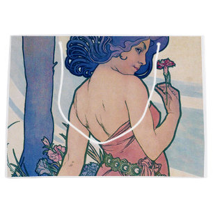 Anjer (vier bloemen), Alphonse Mucha Groot Cadeauzakje