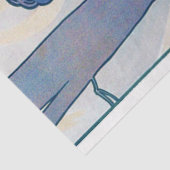 Anjer (vier bloemen), Alphonse Mucha Tissuepapier (Detail)