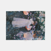 Anjers, Lily, Lily, Roos (John Singer Sargent) Fleece Deken (Voorkant (Horizontaal))