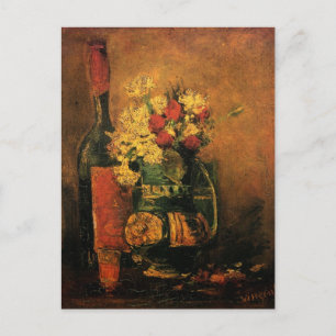 Anjers, Rozen en een fles door Vincent van Gogh Briefkaart