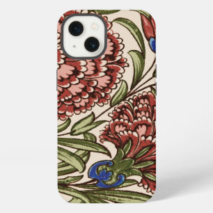 Anjertje Bloem Tegels Antiek Rustiek De Morgan Kun iPhone 13 Hoesje