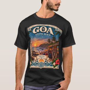Anjuna strand Goa op zijn best T-shirt