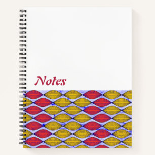 Ankara-fabric patroon helder notitieboek in kleur