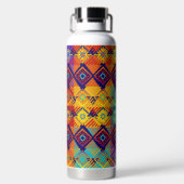 Ankara Style Helderkleurig patroon Waterfles (Achterkant)