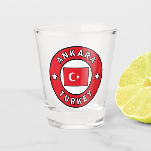 Ankara Turkey Shot Glas (Voorkant)