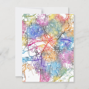Ankara Turkije Stadkaart Briefkaart
