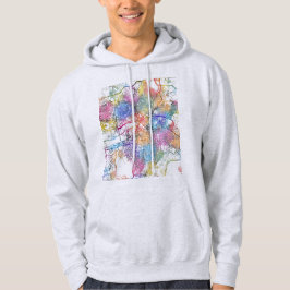 Ankara Türkiye City Map Hoodie