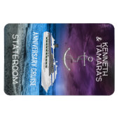 Anker Cruise Stateroom Deurmarker Jubileum Magneet (Horizontaal)