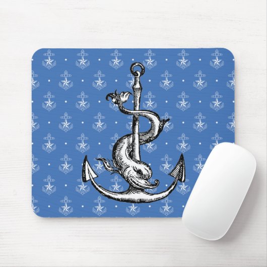 Anker en Dolphin Nautical Muismat (Met muis)