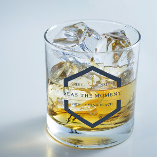 Anker en oor Naam vaartuig Whisky Glas