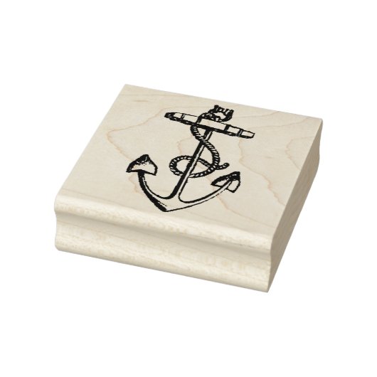  Anker en Rope Rubber Art Stamp Rubberstempel (Stempel)