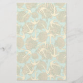 Anker en schalen in een stijlpatroon briefpapier (Voorkant)