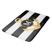 Anker en Stripes Badmat (Gekanteld)