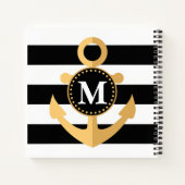 Anker en Stripes Notitieboek (Achterkant)