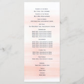 Anker en Touw Blush Navy Wedding Programma (Achterkant)