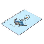 Anker en vuurtoren (versie 2) notitieboek (Linkerzijde)