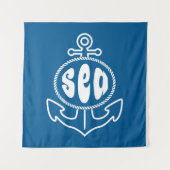 Anker en Zee Wandkleed (Voorkant (horizontaal))