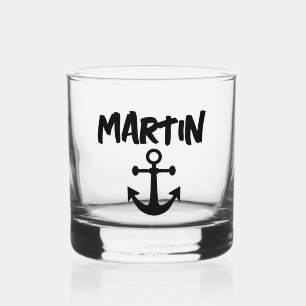 ANKER GEPERSONALISEERDE NAUTISCHE WHISKEY GLAZEN G