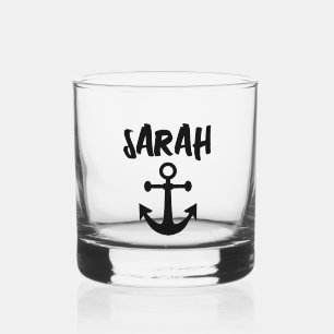 ANKER GEPERSONALISEERDE NAUTISCHE WHISKEY GLAZEN G