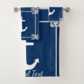Anker in Lijst Nautisch Bad Handdoek (Insitu)