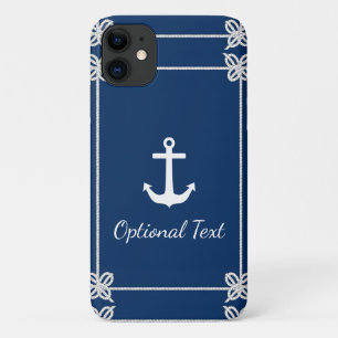 Anker in Lijst Nautisch iPhone 11 Hoesje