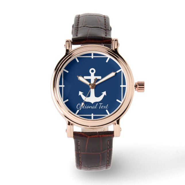 Anker in Lijst Nautisch Horloge (Voorkant)