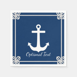 Anker in Lijst Nautisch Servet