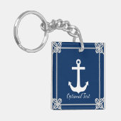 Anker in Lijst Nautisch Sleutelhanger (Voorkant Links)