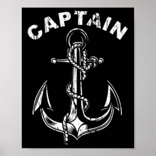 Anker Kapitein Van De Boot Poster