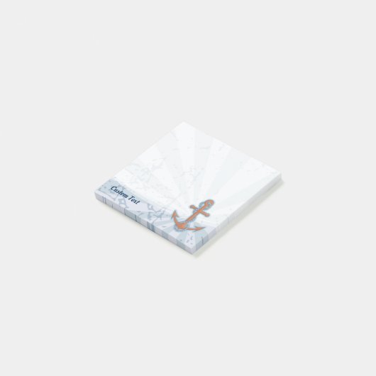 Anker met ketting post-it® notes (Schuin)