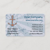 Anker met ketting visitekaartje (Voorkant)