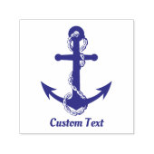 Anker met ketting  zelfinktende stempel (Design)