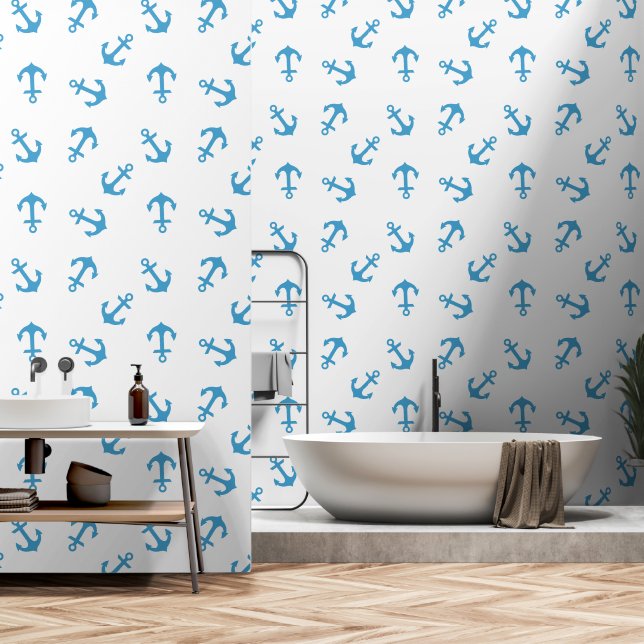 Anker Modern Nautisch Behang (Badkamer)