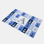 Anker monogram deurmat (Schuin)