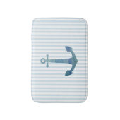 Anker Nautical Stripe Bath Mat (Voorkant Verticaal)