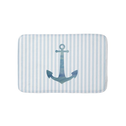 Anker Nautical Stripe Bath Mat (Voorkant)