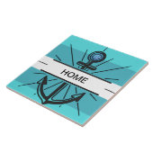 Anker nautisch thema tegeltje (Zijkant)