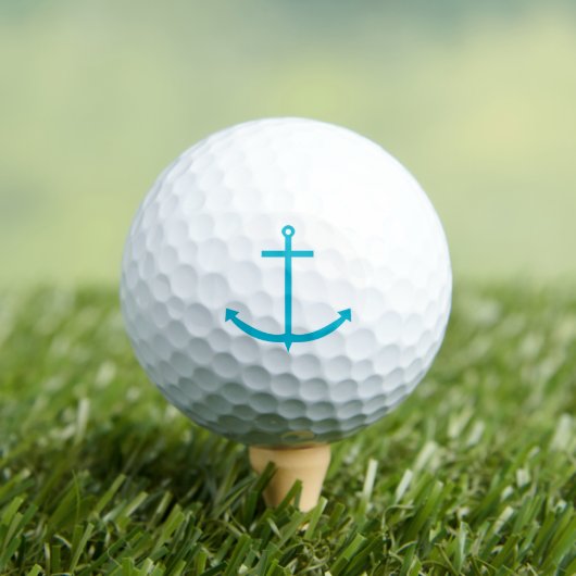anker nautisch turkoois golfballen (Insitu Shirt)