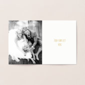  anker nautische bruiloft goud folie kaarten (Binnen)