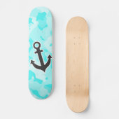 Anker op Celeste Camo; Camouflage Skateboard (Voorkant)