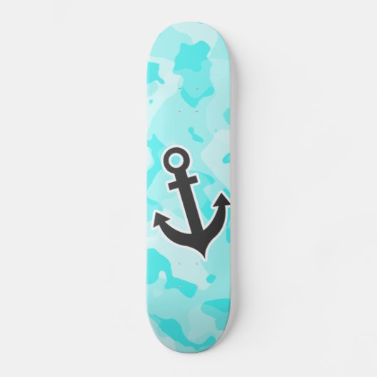 Anker op Celeste Camo; Camouflage Skateboard (Voorkant)