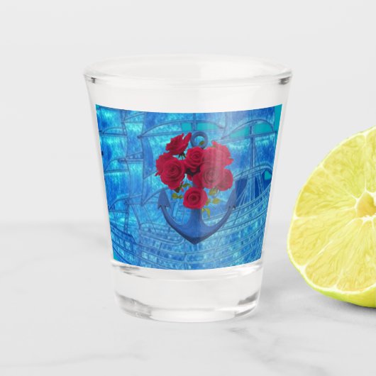 ANKER ROOS SHOT GLAS (Voorkant)